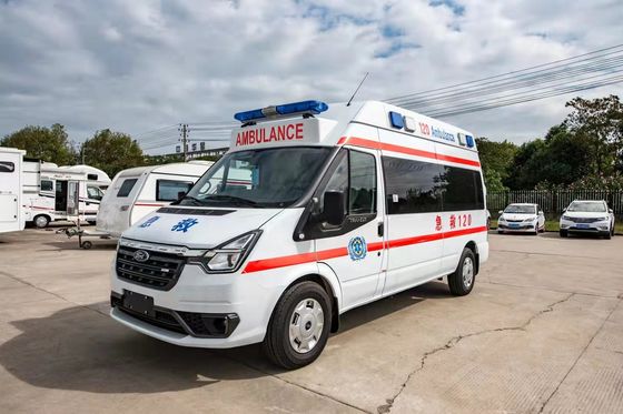 Ford Transit Медицинская скорой помощи Белая 4×2 Дизельное масло
