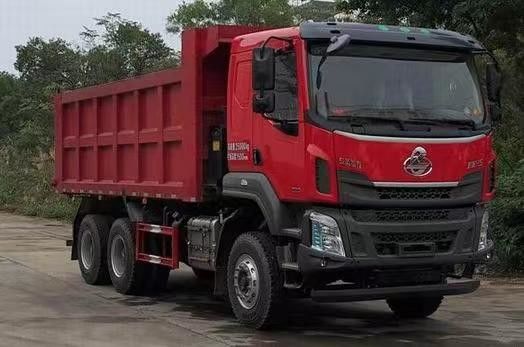 Dongfeng Liuqi 8.5M Три оси 3-местный задний привод Дамп грузовик Ручная коробка передач